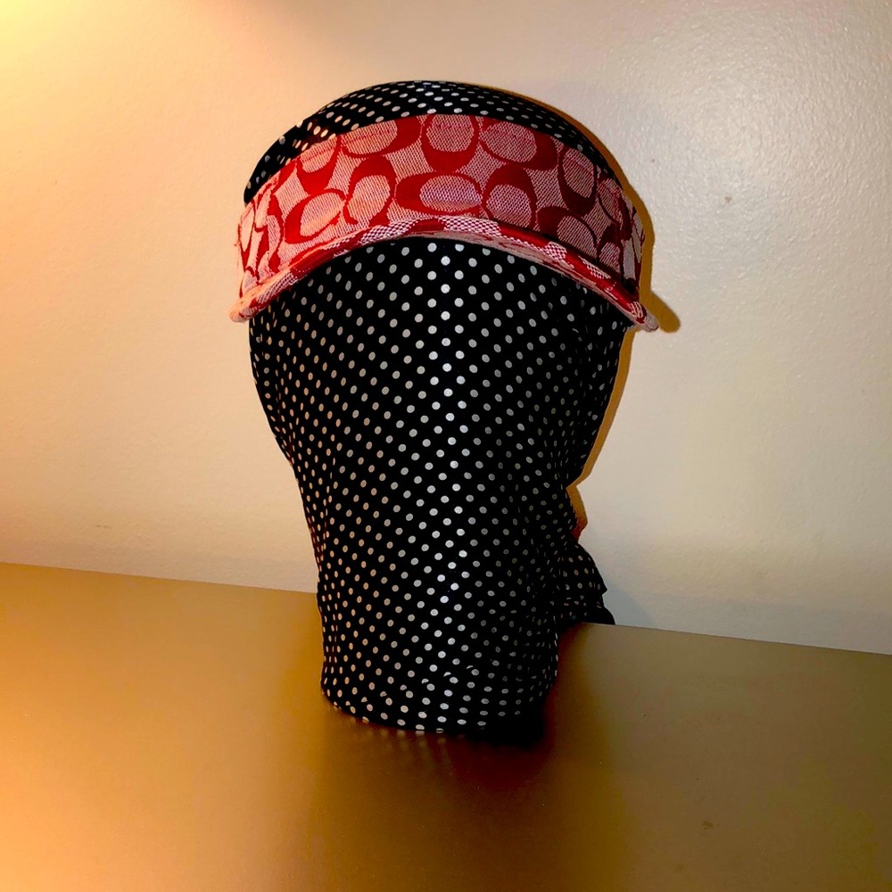 Authentic vintage Coach visor